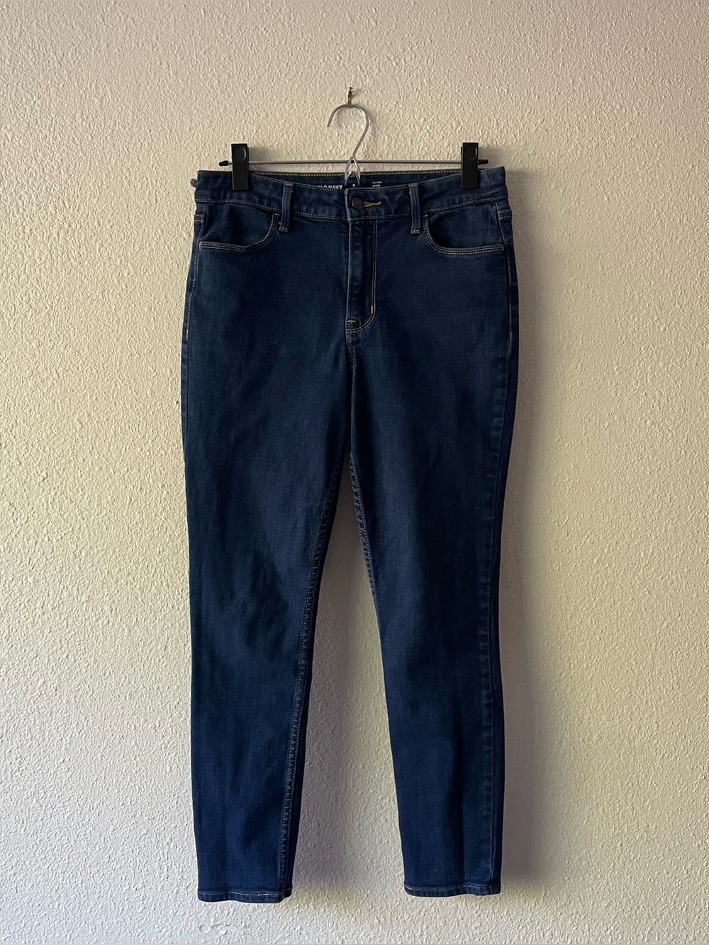Old Navy WOW Super Skinny Jeans Womens 8 Short High Rise Stretch Dark Wash